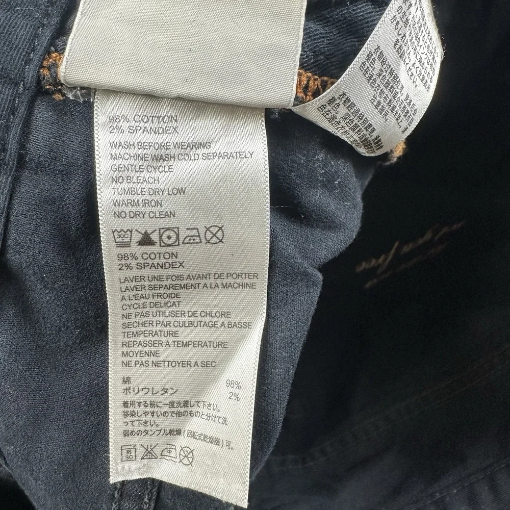 Tommy Bahama Men's Pants 36x32 Black Cotton Stretch Casual Chino Straight Leg‎
